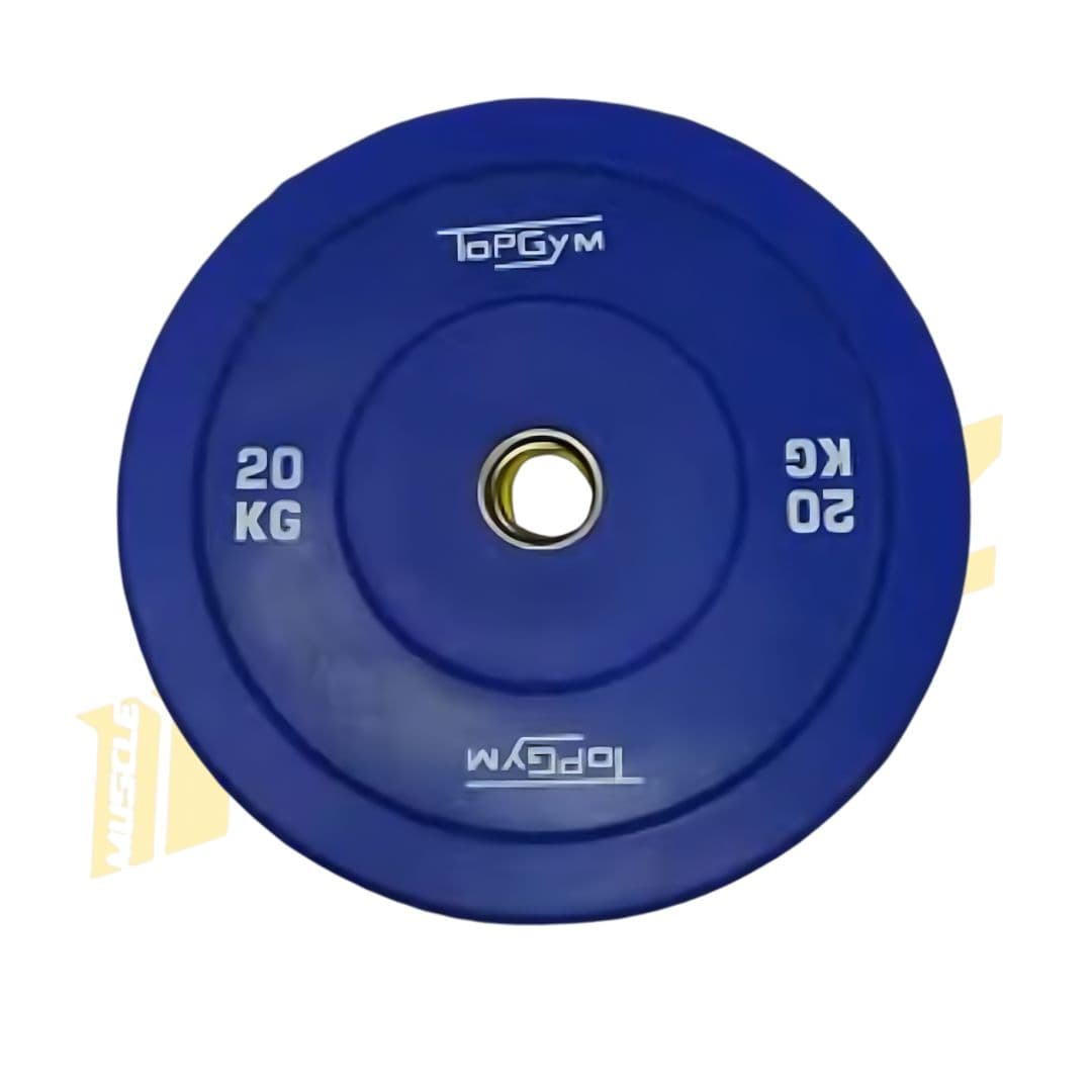 Disque de Poids en Caoutchouc de 20 kg – TopGym