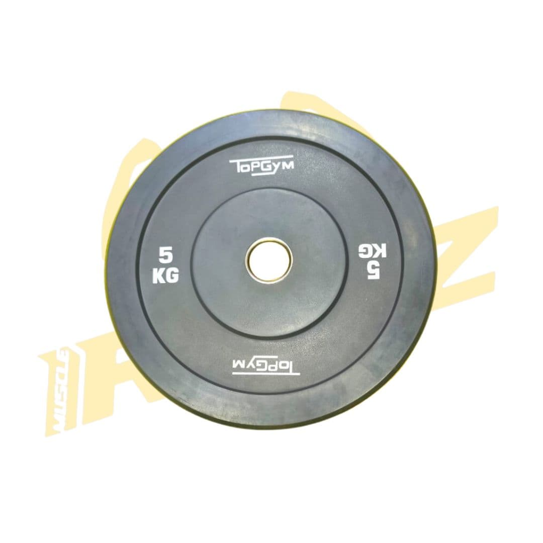 Disque de Poids en Caoutchouc de 5 kg – TopGym